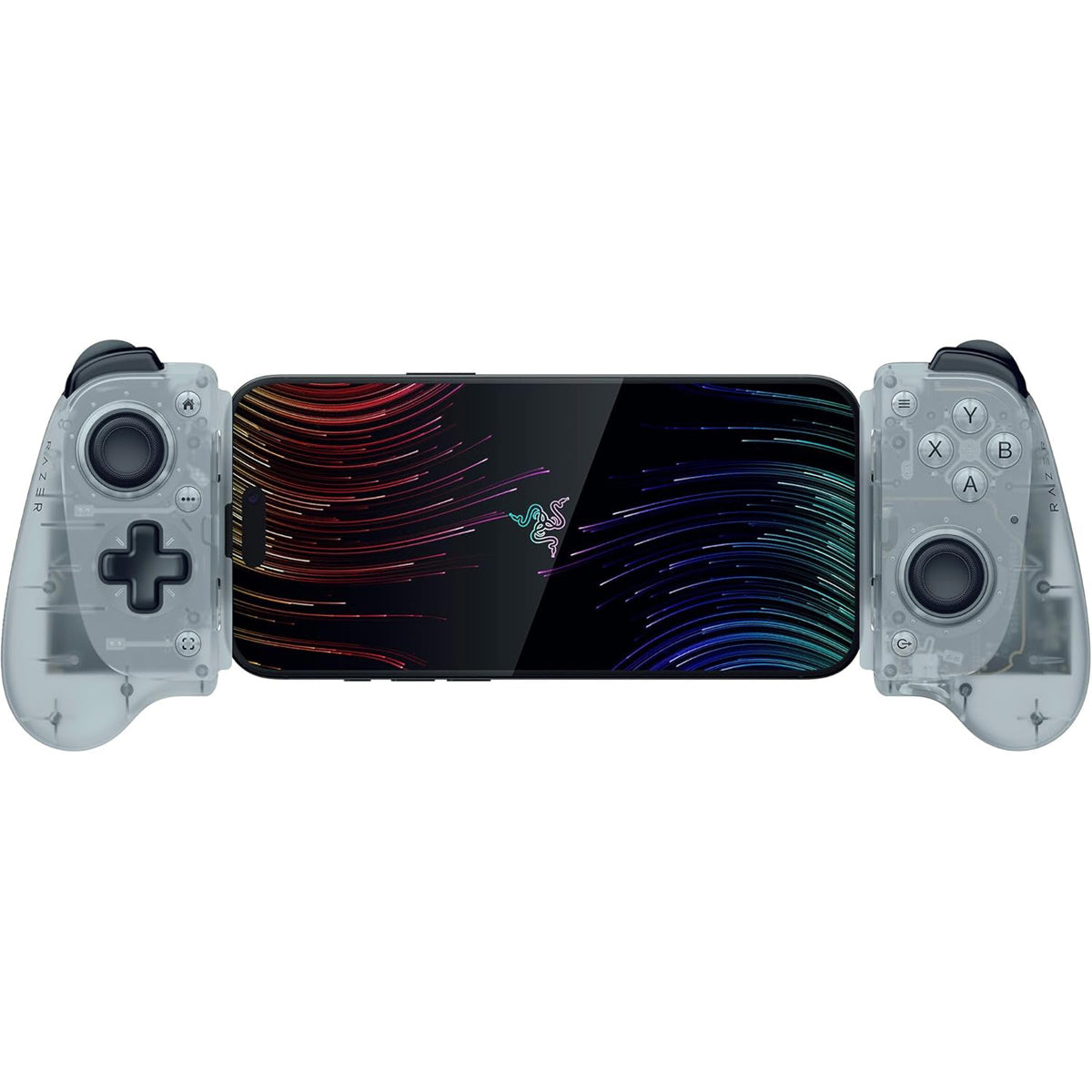 Razer Kishi V3 USB-C Gaming Controller for Android & iPhone (Black, Phantom White)