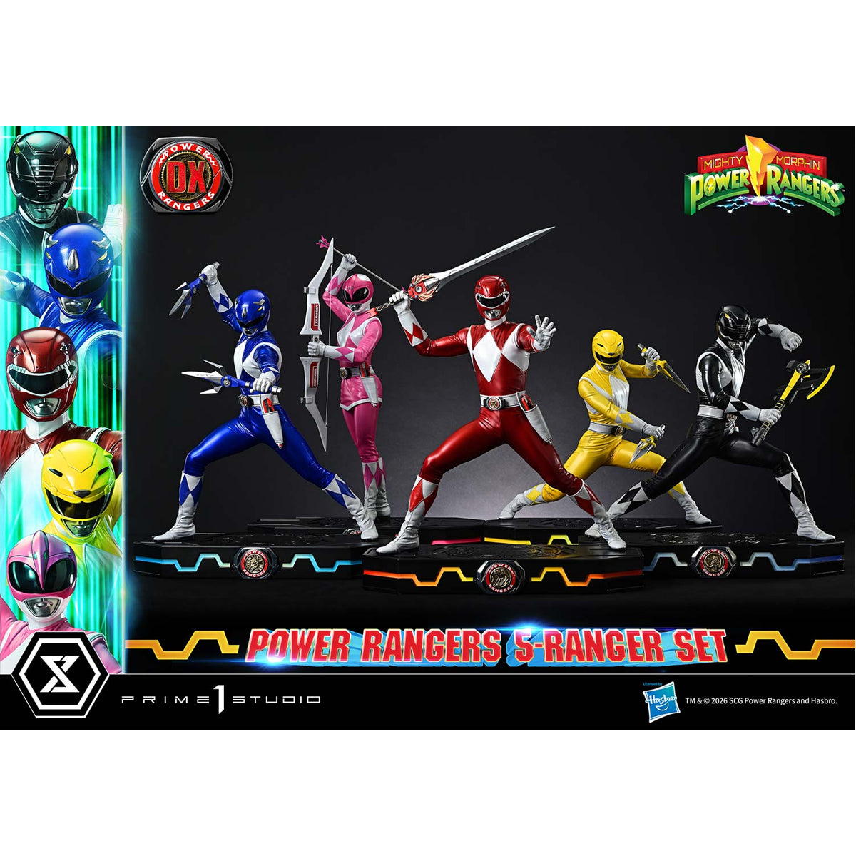 Premium Masterline Mighty Morphin Power Rangers: Power Rangers 5-Ranger Set