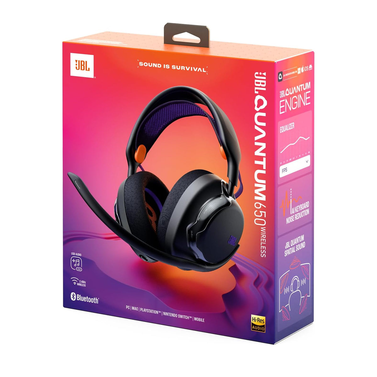 JBL Quantum 650 Wireless Multi-platform Gaming Headset