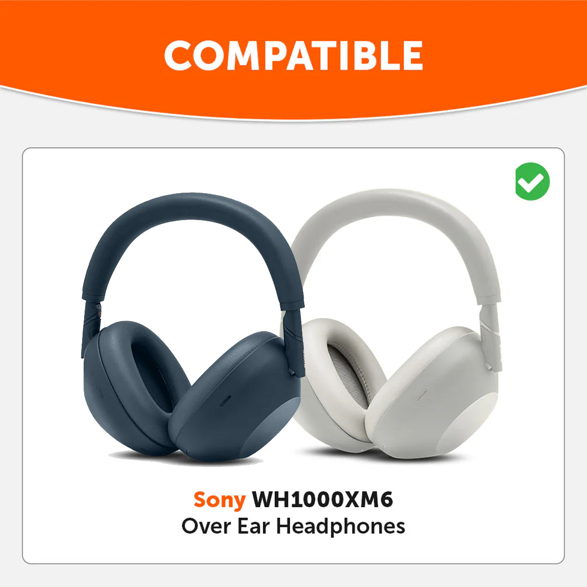 Wicked Cushions WC PadZ XM6 XL - Replacement Ear Pads For Sony WH-1000