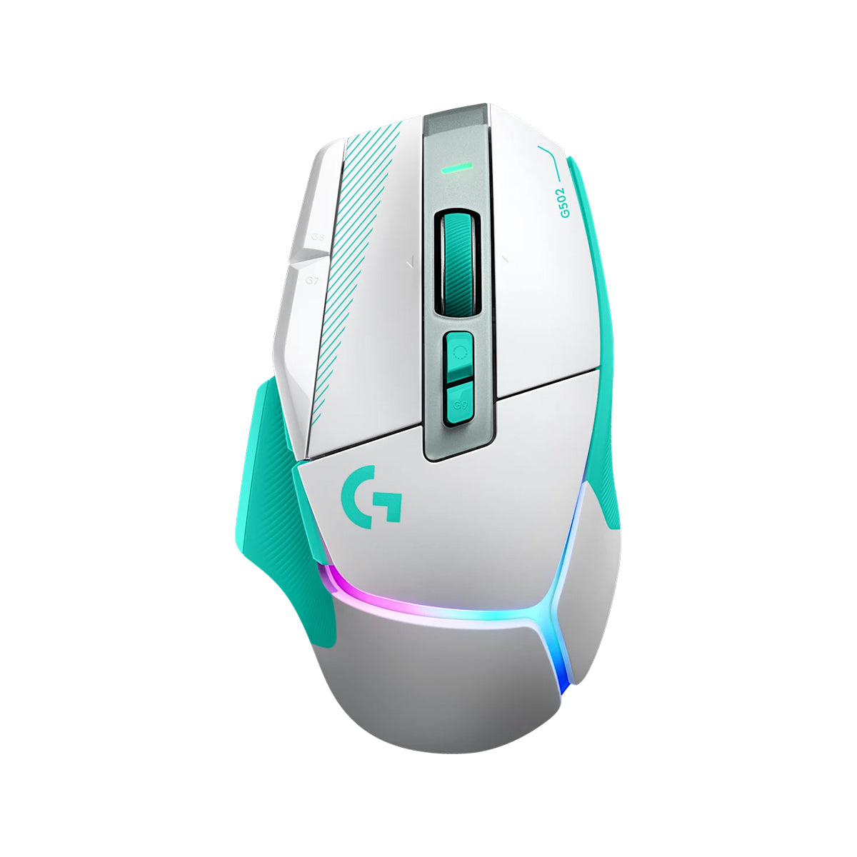 Logitech G502 X Plus Lightspeed Wireless RGB Gaming Mouse (Black, White, Dark Lila, Mint)