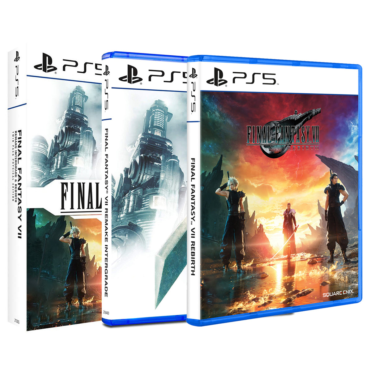 PS5 Final Fantasy VII Remake Intergrade & Rebirth Twin Pack Physical Edition (US) (Eng/FR/SP)