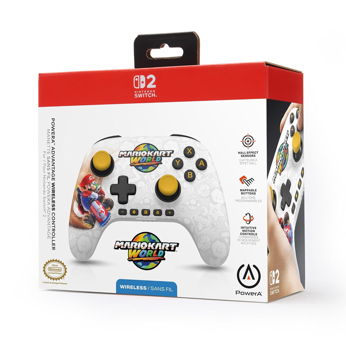 PowerA Advantage Wireless Controller for NS2 (Mario Kart World)