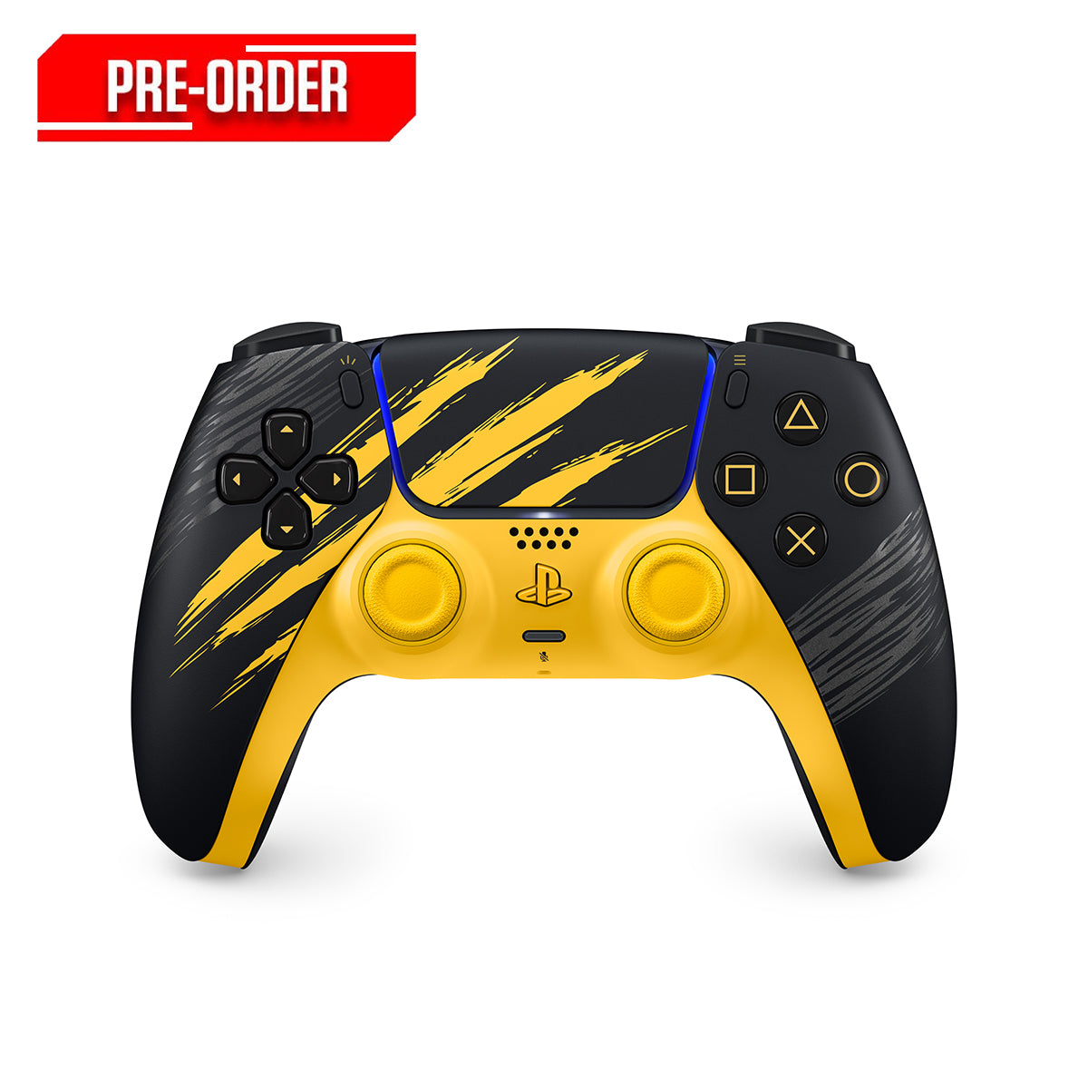 PS5 DualSense Wireless Controller – Marvels Wolverine Battle Yellow Limited Edition
