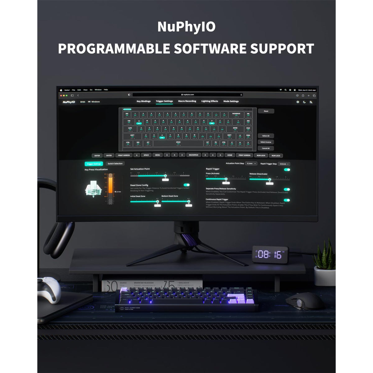 NuPhyX BH65 RGB 68-Key High-Profile Gaming Keyboard