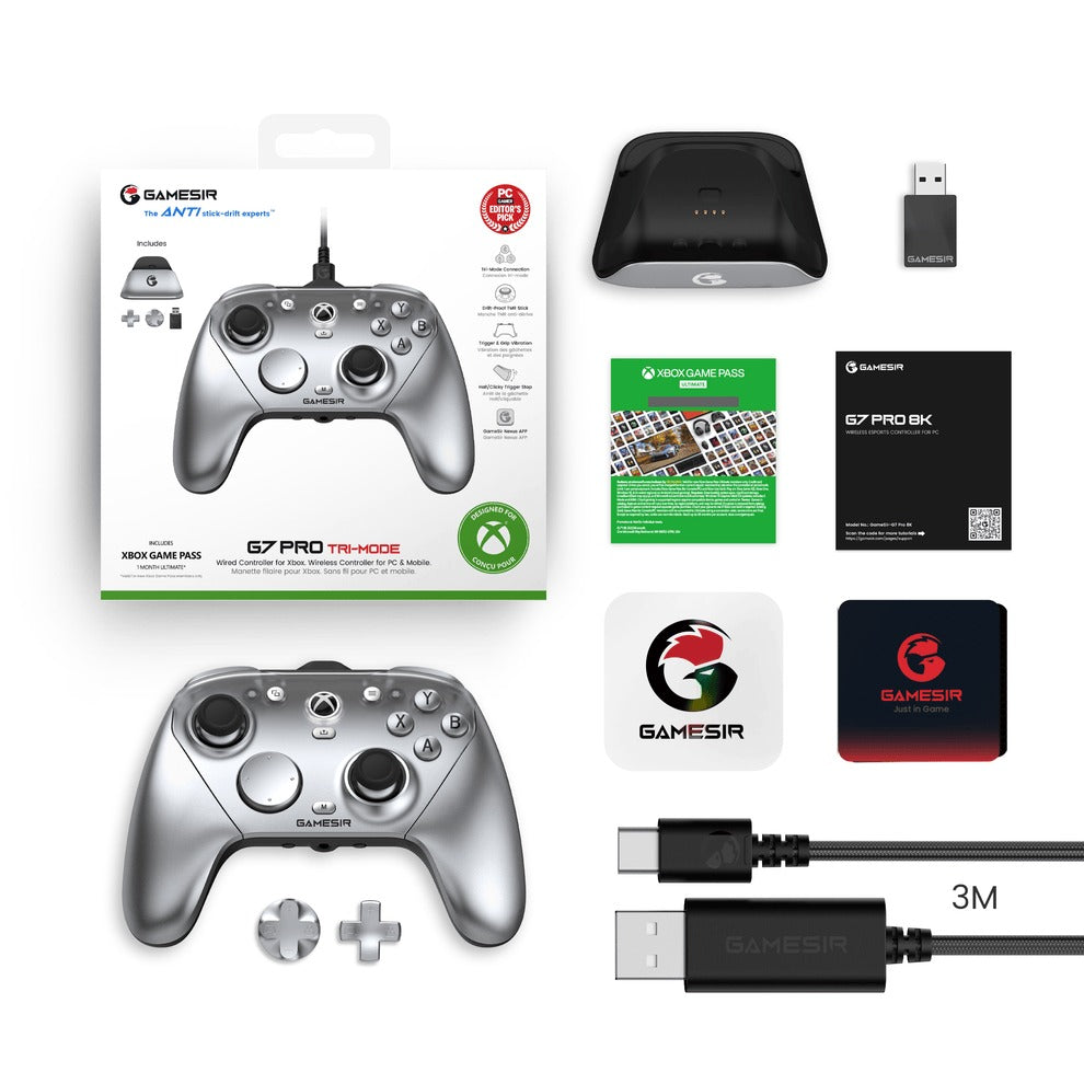 GameSir G7 Pro Tri-Mode Wired/ Wireless Gaming Controller