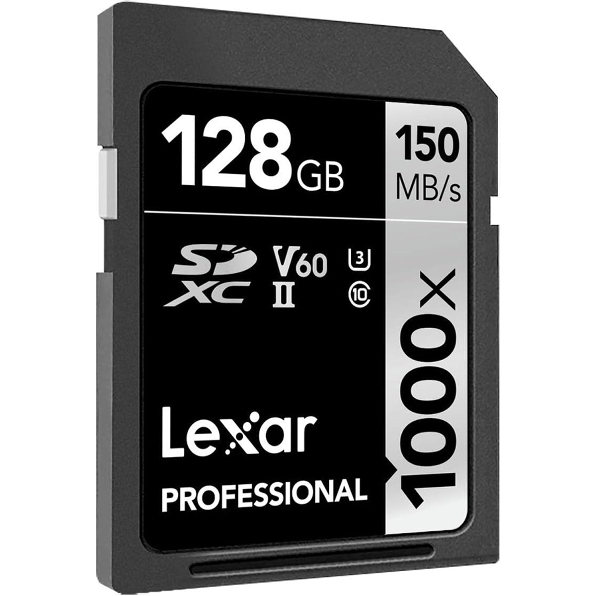 Lexar Professional 1000x SDXC UHS-II C10 U3 V30 150MB/s Read Card (32GB, 128GB)