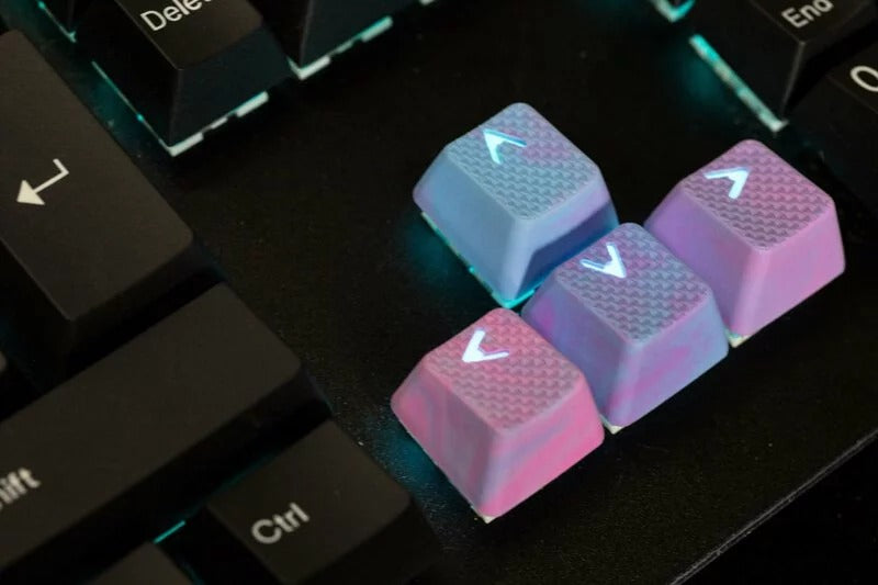 Taihao Rubber Double Shot Backlit Gaming Keycaps Set For Cherry MX Switch Type (23-Keys)