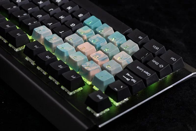 Taihao Rubber Double Shot Backlit Gaming Keycaps Set For Cherry MX Switch Type (23-Keys)