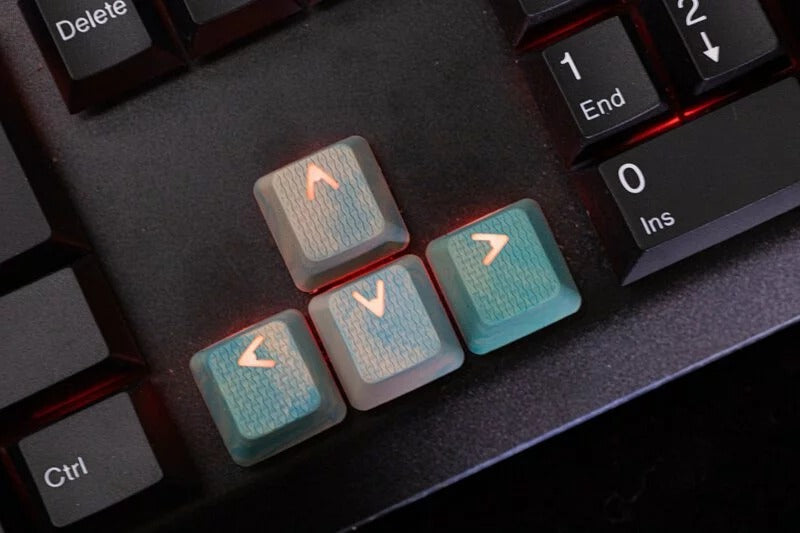 Taihao Rubber Double Shot Backlit Gaming Keycaps Set For Cherry MX Switch Type (23-Keys)