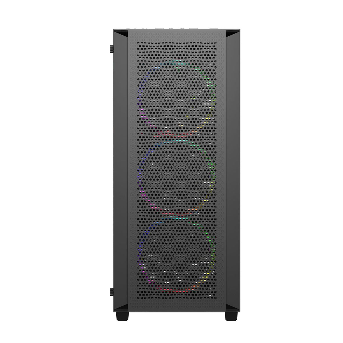 Trendsonic Breeze Mesh Front/TG Side Panel ATX PC Case with 4x Fixed Color Fan