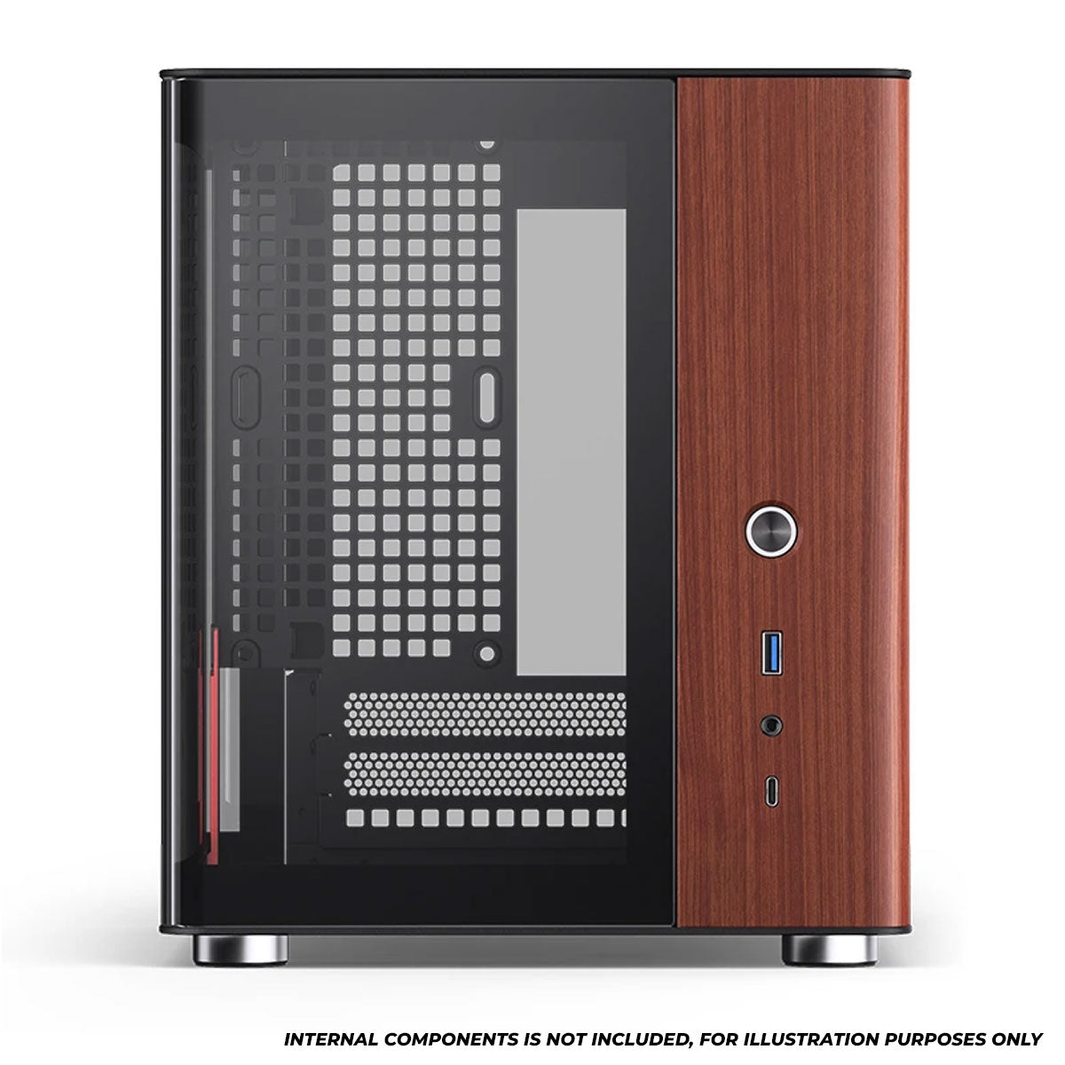 Jonsbo TK-0 ITX Separated Cabinet Computer Case (Black, White)
