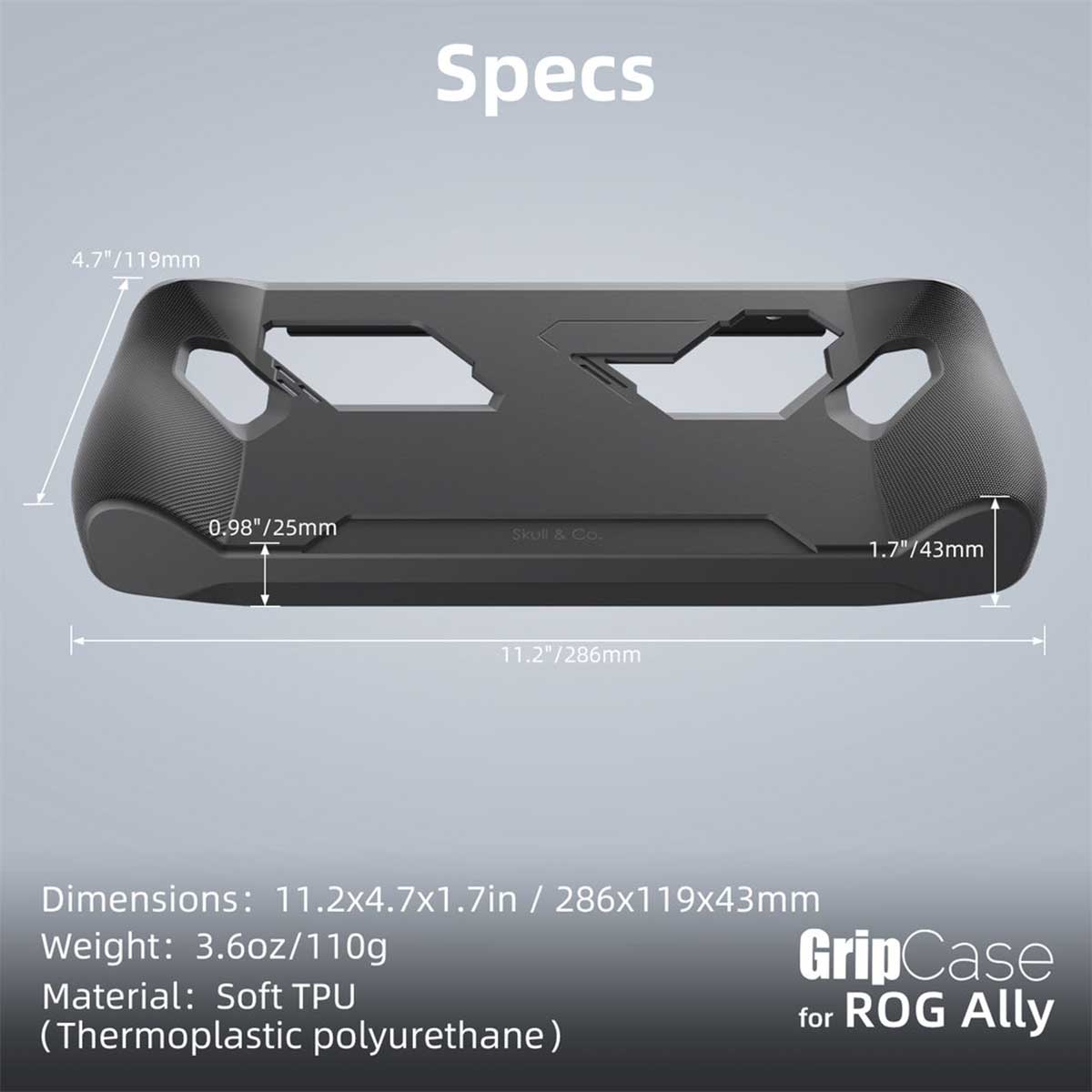 Skull & Co. Grip Case For Rog Ally (ALGC)