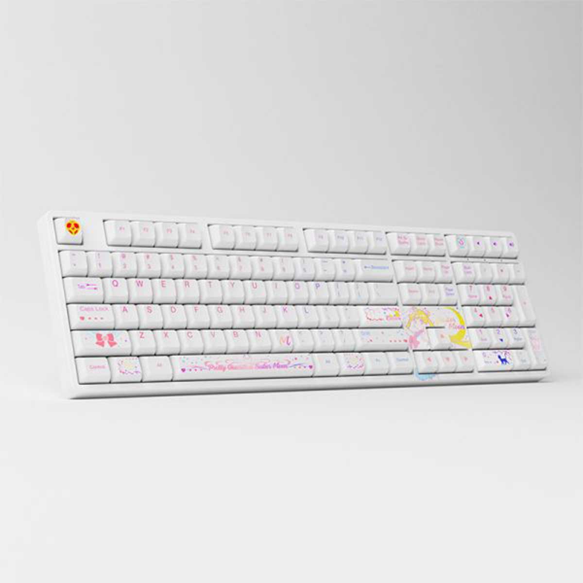 Akko Sailor Moon Crystal 5108B Plus Multi-Modes RGB Hot-Swappable Mechanical Keyboard (Gateron Orange - Lubed)