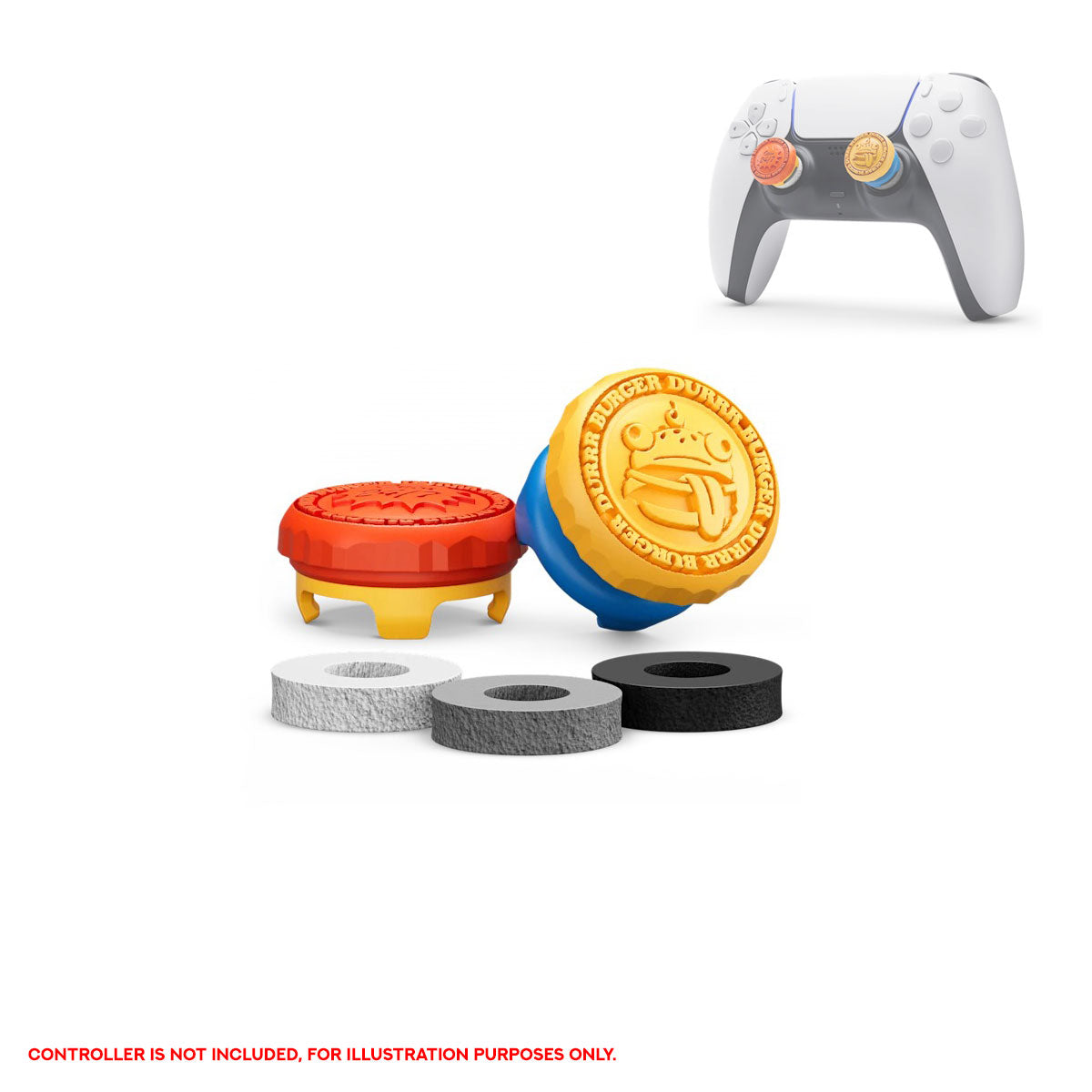 SteelSeries Kontrolfreek Aim Boost Durrr Burger Edition Thumbsticks for PS5 / PS4 (2354-PS5)