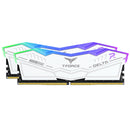 TeamGroup T-Force Delta RGB DDR5 64GB (2x32GB) 6000MHz CL38-46-46-84 1.35V Gaming Desktop Memory