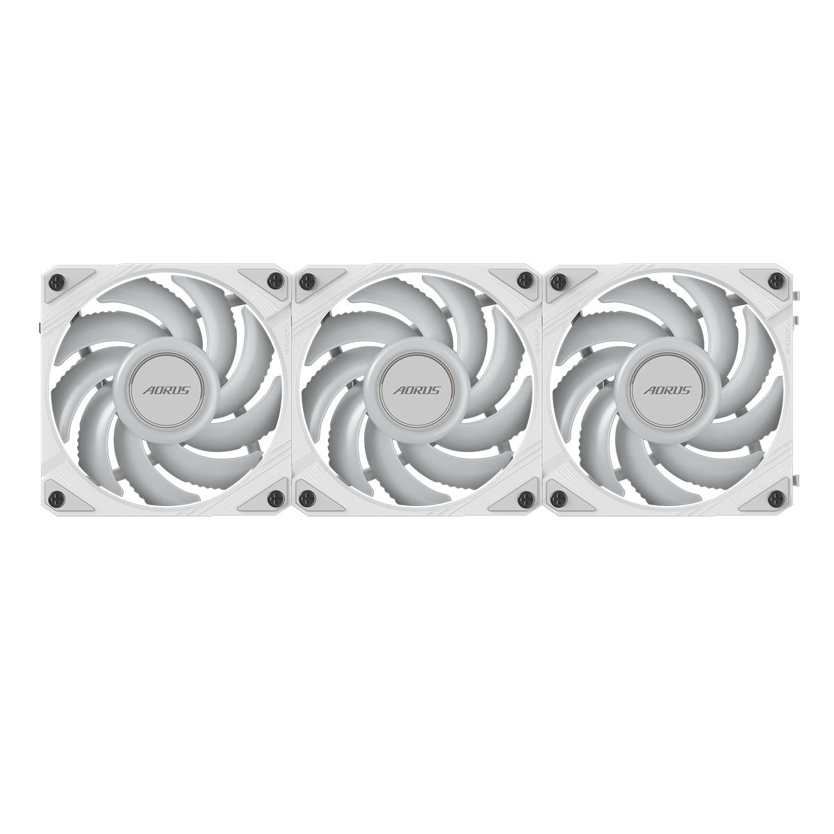 Gigabyte Aorus EZ Chain Fan 120 Ice CPU Cooler (3-Pack) (White)