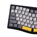 Ajazz AKS075 RGB Tri-Mode 75% Keys Hotswappable Mechanical Keyboard with Screen (Black/Gray/Yellow)