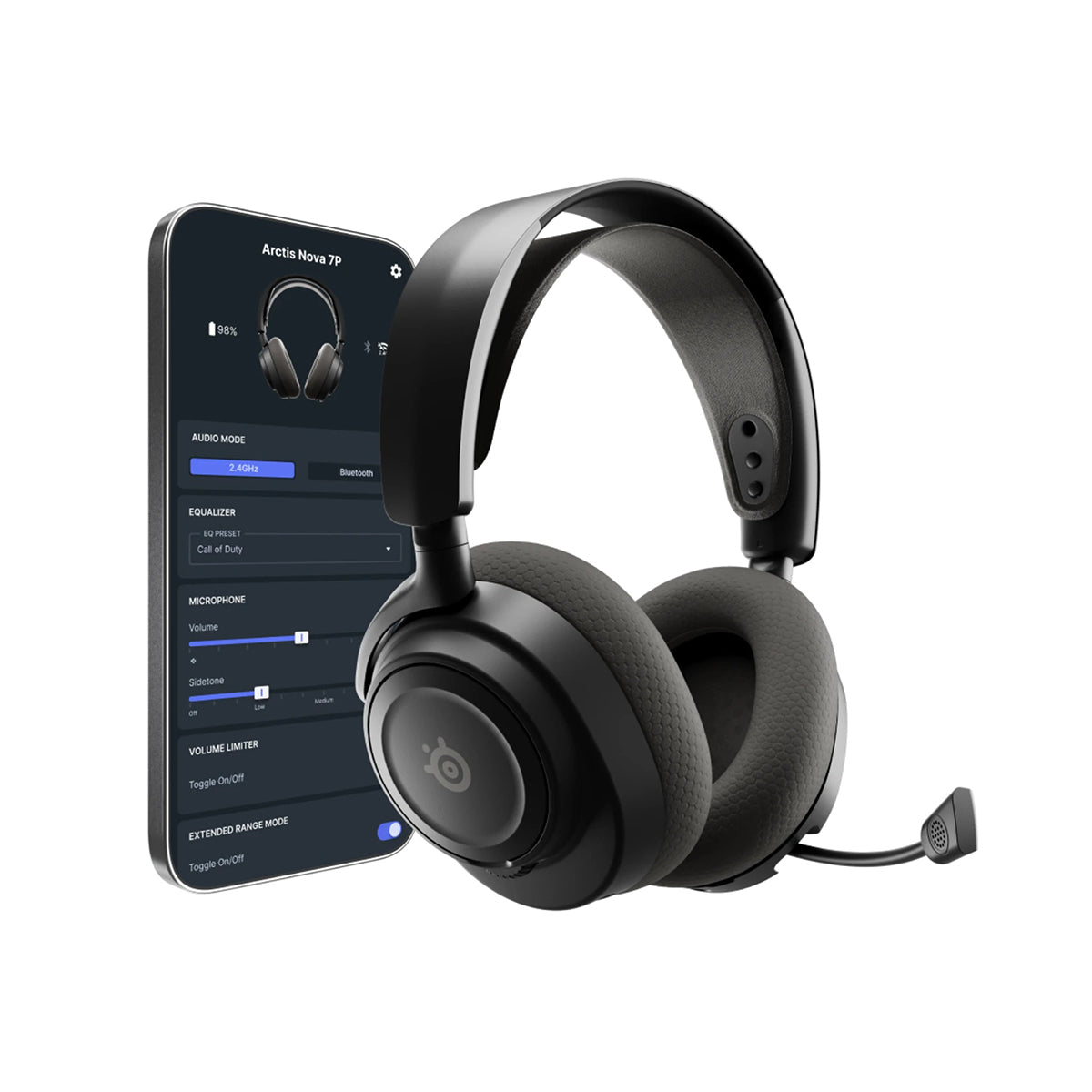 SteelSeries Arctis Nova 7P Gen 2 Wireless Gaming Headset for Playstation | DataBlitz