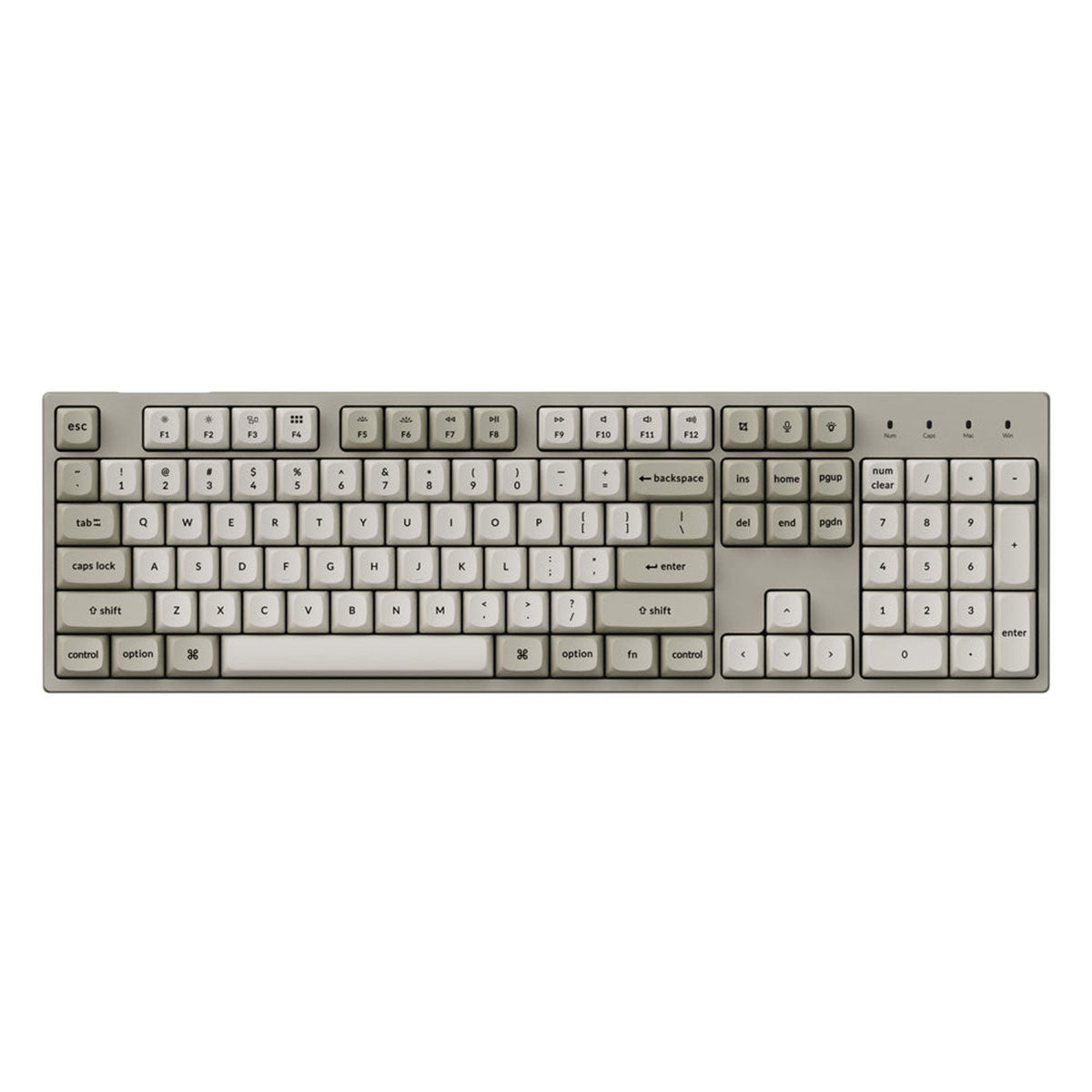 Keychron C2 Pro 8K QMK RGB Hot-Swappable Full Size Wired Custom Mechanical Keyboard