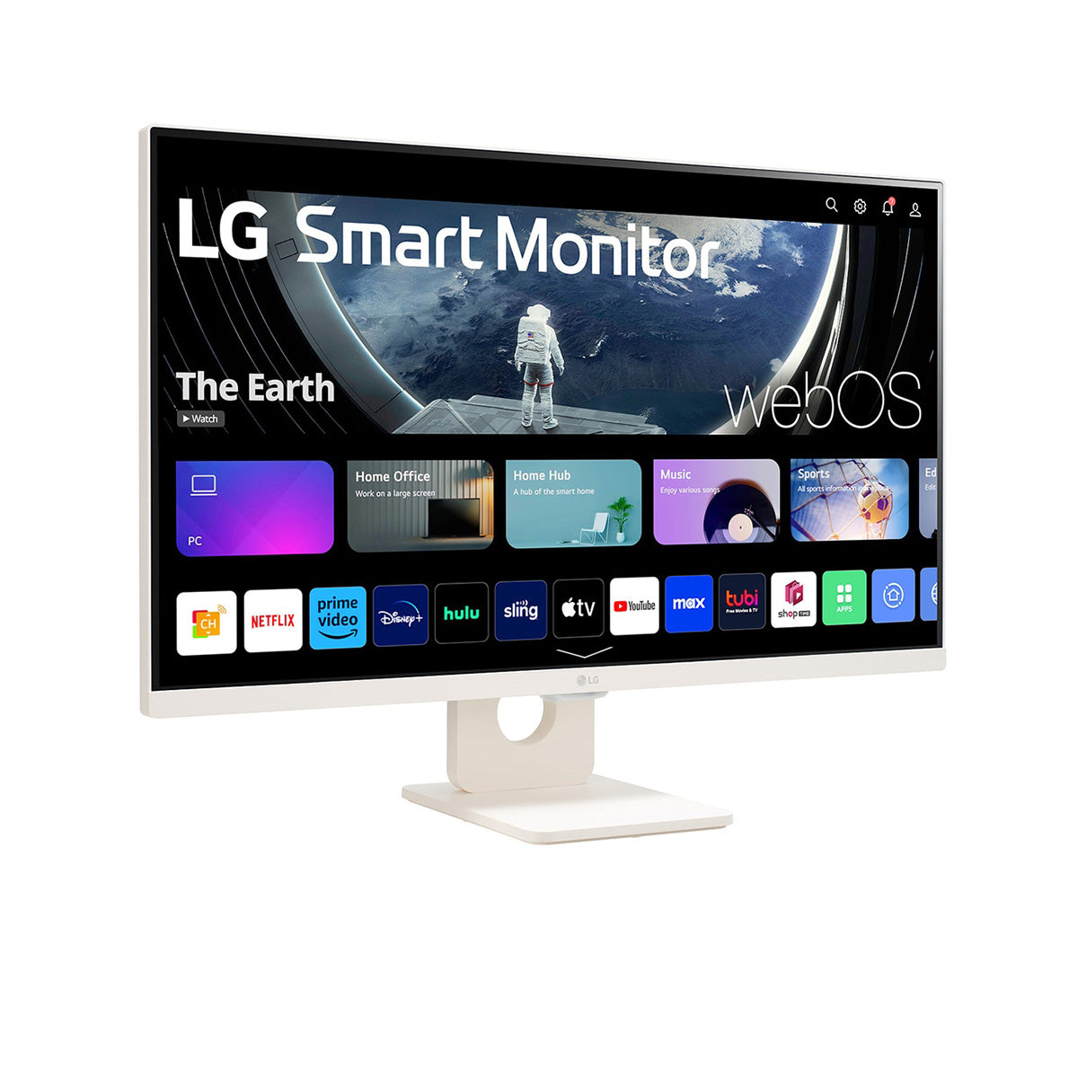 LG 27U511SA-W 27" FHD (1920x1080) 100Hz 5ms GTG IPS Smart Monitor with webOS Tilt Adjustment