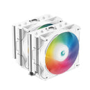 Deepcool AG620 WH ARGB Dual-Tower CPU Cooler (White)