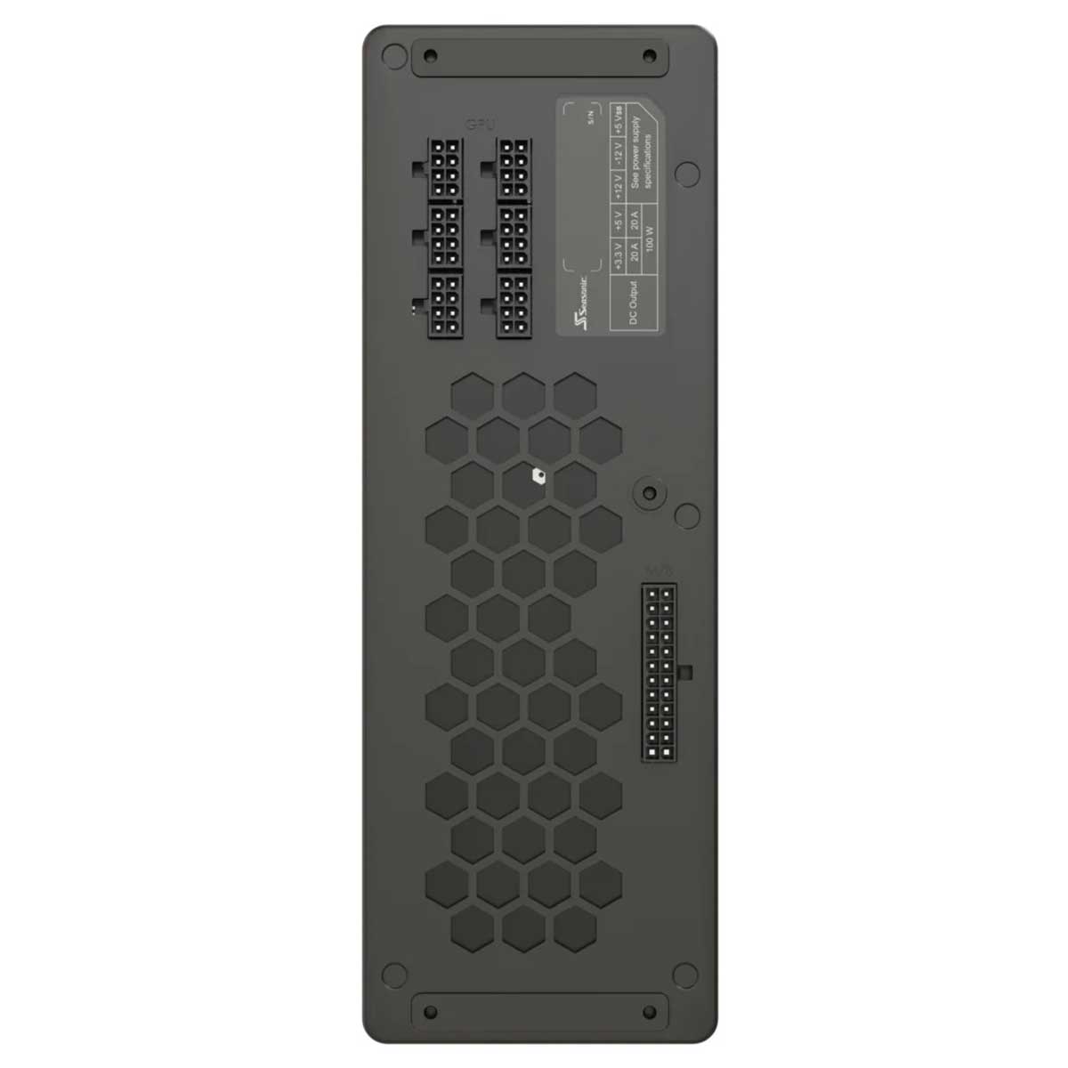 Seasonic Syncro Q704 Aluminum Mid Tower PC Case + DGC-750 750W 80+ Gold Power Supply (SSR-750FA2)