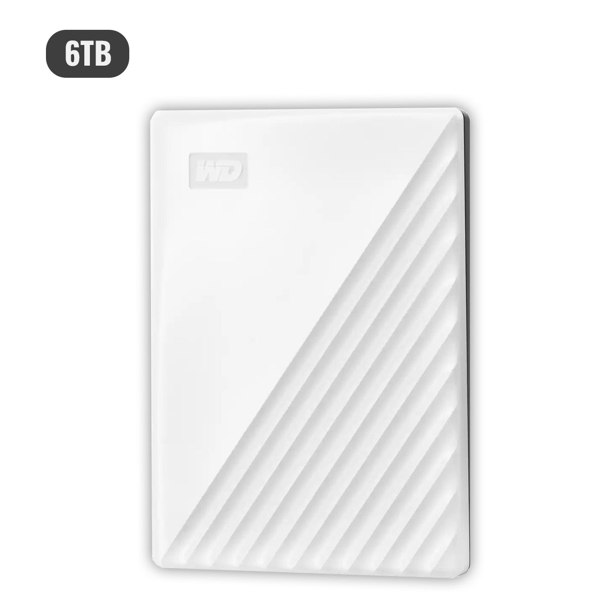 WD My Passport External Hard Drive USB 3.2 Gen 1 (5TB, 6TB) (White)