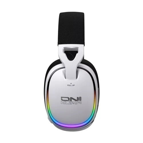 Onikuma GT805 4-Mode RGB Gaming Headset (Black, White)