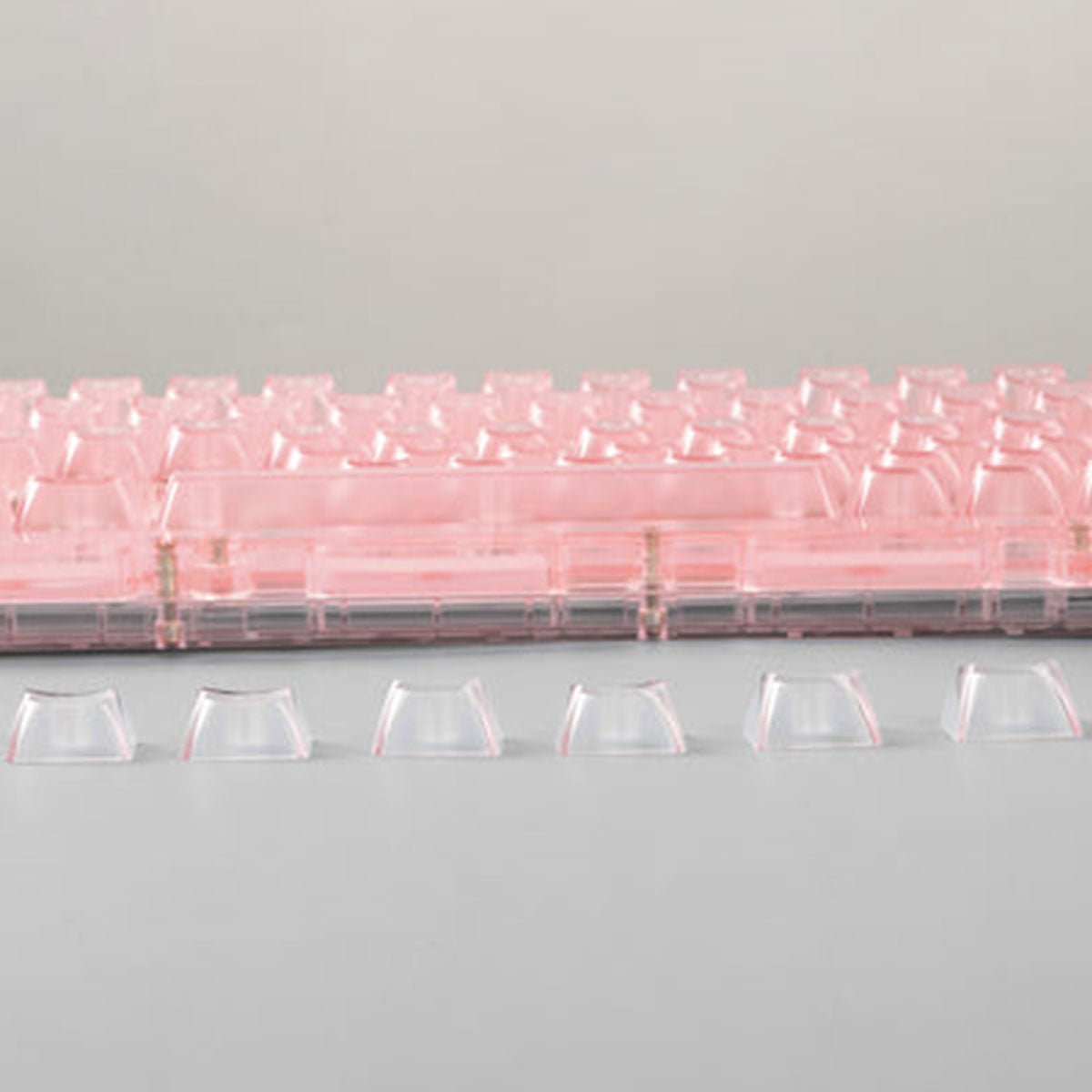 Monsgeek Ice 75 Multi-Mode RGB Hot-Swappable Transparent Mechanical Keyboard