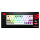REDRAGON FIZZ RGB WIRED MECHANICAL GAMING KEYBOARD (DUST PROOF RED) (WHITE GRAY) (K617-RGB)