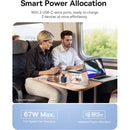 Baseus EnerCore CJ11 Fast Charger with Retractable Cable 67W (Cosmic Black) (E0120H00)