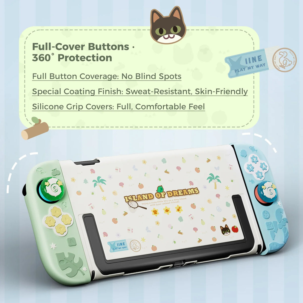 IINE Protective Case for Nintendo Switch 2 (Island of Dreams) (L1268)