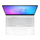 Asus ROG Zephyrus G16 GU605CR-QR221WSM Gaming Laptop (Platinum White) | 16" 2.5K (2560x1600) OLED 240Hz | Core Ultra 9-285H | 32GB RAM | 1TB SSD | RTX 5070 Ti | Win 11 Home | MS Office Home 2024 + MS 365 Basic + Sleeve + Impact Gaming Mouse + PD Adapter