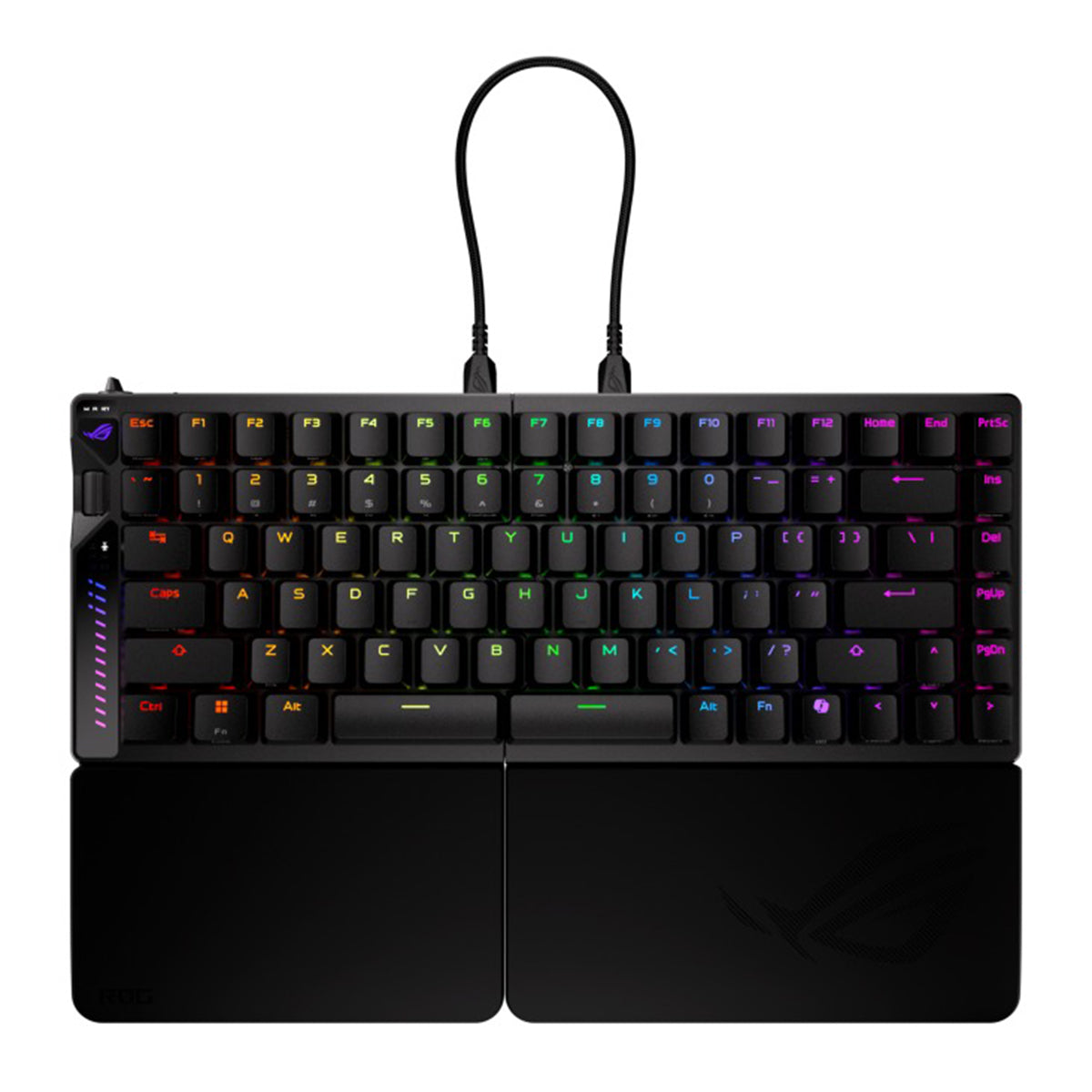 Asus ROG Falcata Split Magnetic 75% Analog Gaming Keyboard (Black) (Rog HFX V2 Magnetic Switch)