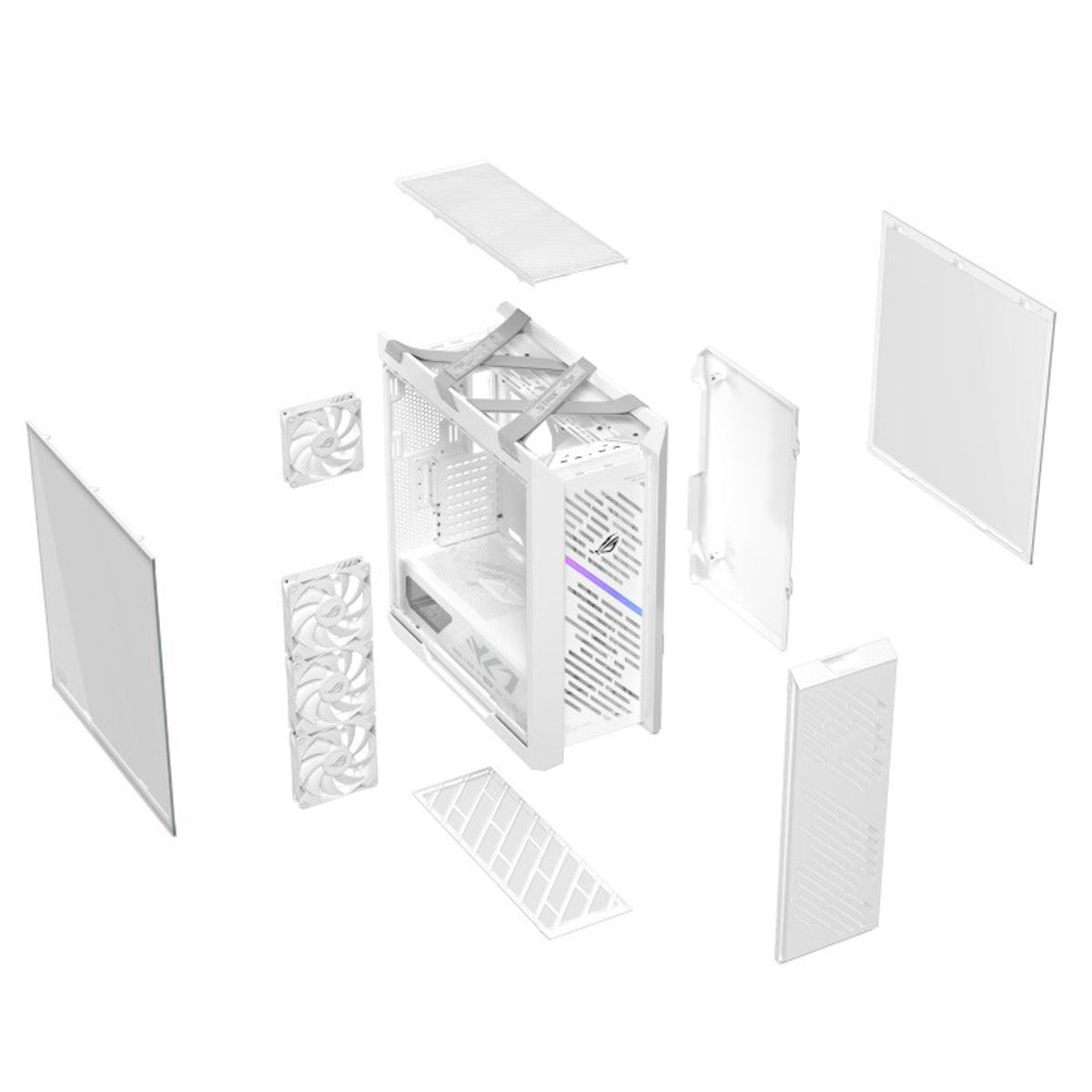 Asus ROG Strix Helios II GX601S EATX Mid-Tower PC Gaming Case with Dual Tempered Glass Side Panels