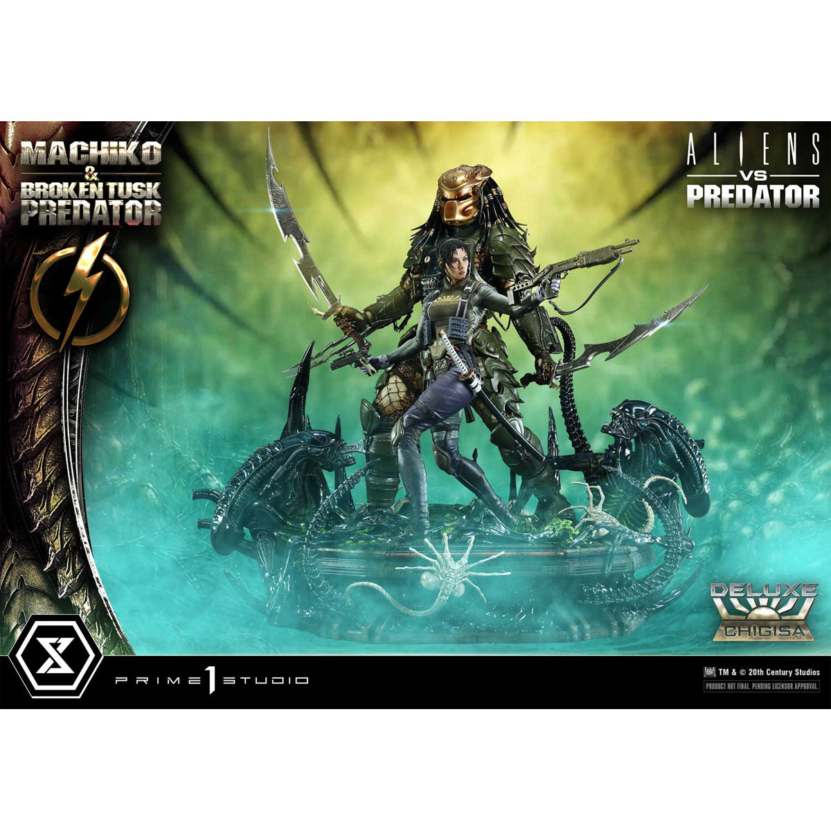 Ultimate Premium Masterline Aliens vs. Predator Machiko & Broken Tusk