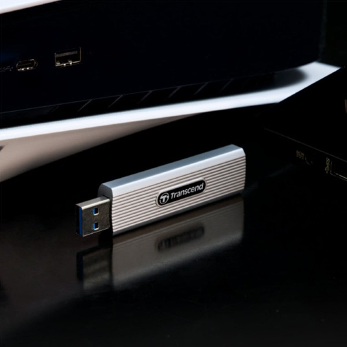 Transcend ESD320A USB 10Gbps Read up to 1050MB/s Type-A Portable SSD (1TB, 2TB) (TS1TESD320A, TS2TESD320A)