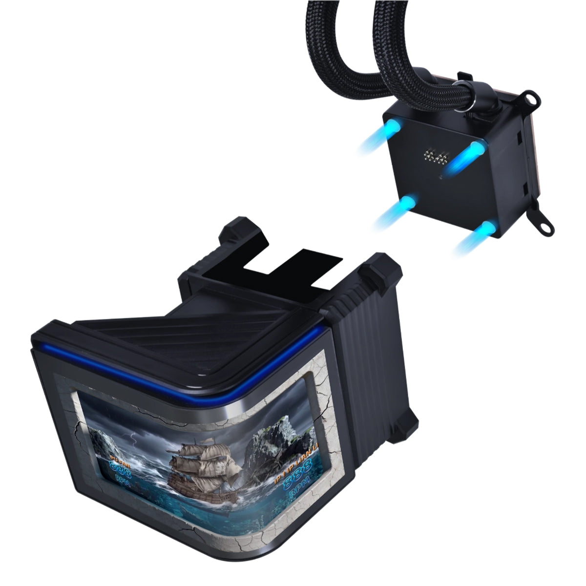 Lian Li Hydroshift II OLED Curved 360TL AIO Liquid CPU Cooler