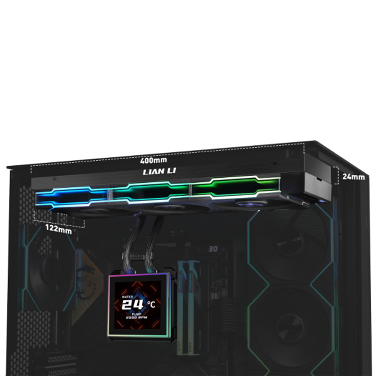 Lian Li Hydroshift 2 LCD-S 360TL AIO Liquid CPU Cooler