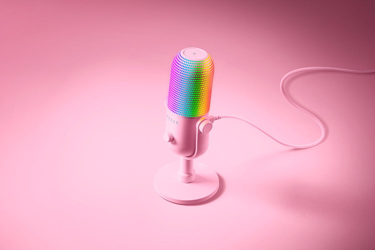 Razer Seiren V3 Chroma RGB USB Microphone With Tap to Mute Sensor | DataBlitz