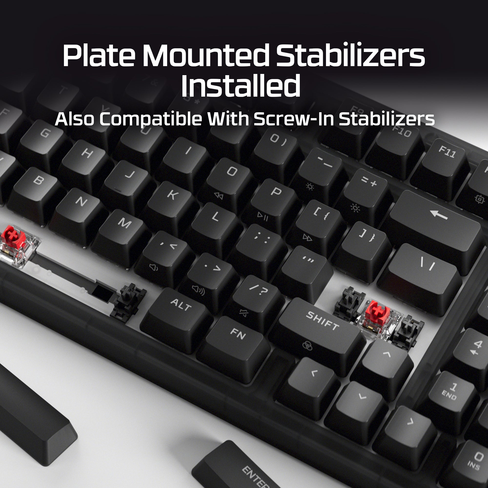 HyperX Origins 2 1800 RGB Swappable Housing Wired Mechanical Gaming Keyboard (Black)