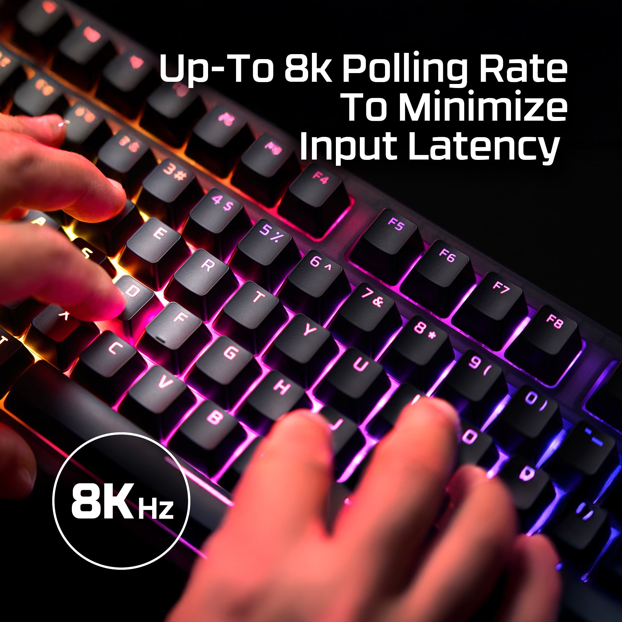 HyperX Origins 2 1800 RGB Swappable Housing Wired Mechanical Gaming Keyboard (Black)