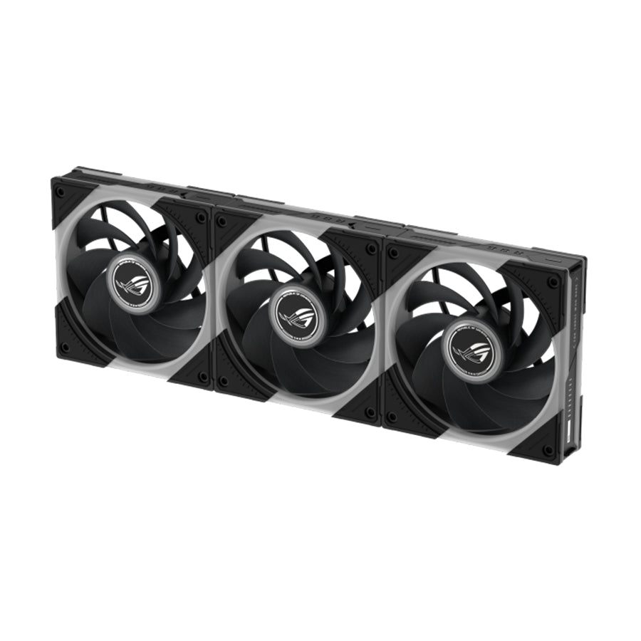 Asus ROG Eurux GR120 ARGB Reverse Fan CPU Cooling Fan (Triple Pack) (Black, White)