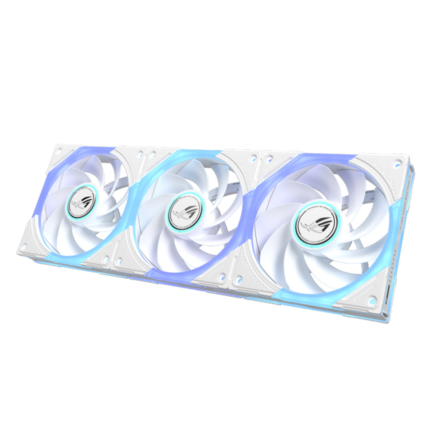 Asus ROG Eurux GR120 ARGB Reverse Fan CPU Cooling Fan (Triple Pack) (Black, White)