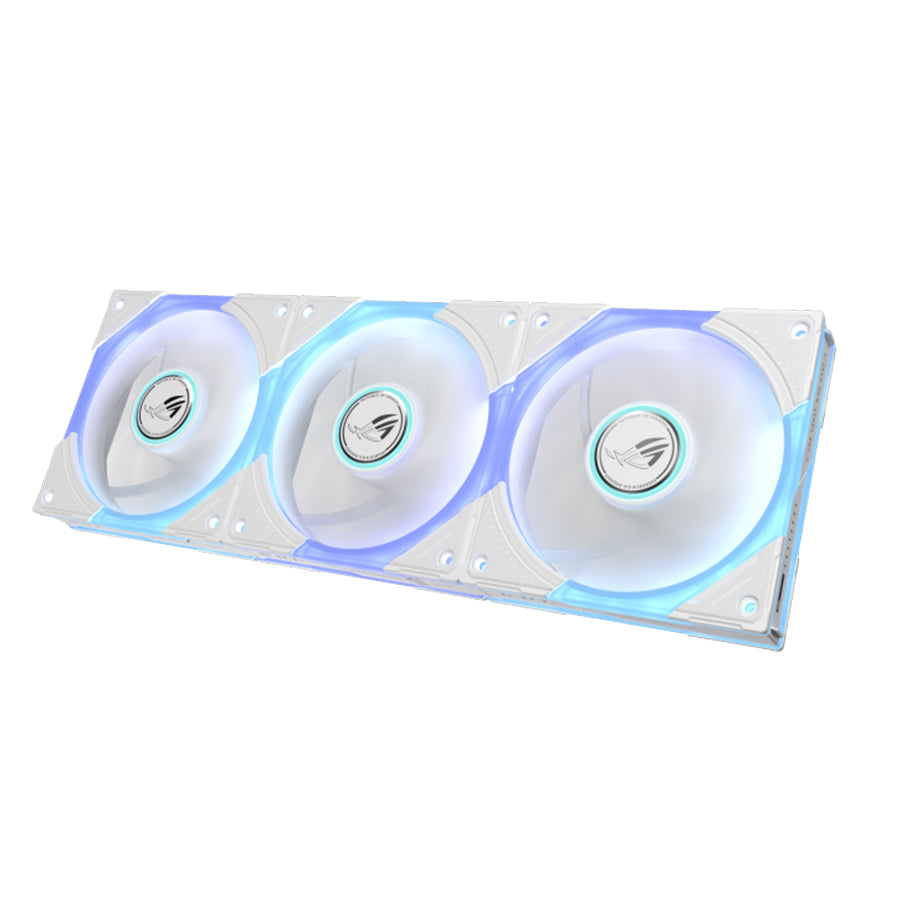 Asus ROG Eurux GR120 ARGB Reverse Fan CPU Cooling Fan (Triple Pack) (Black, White)