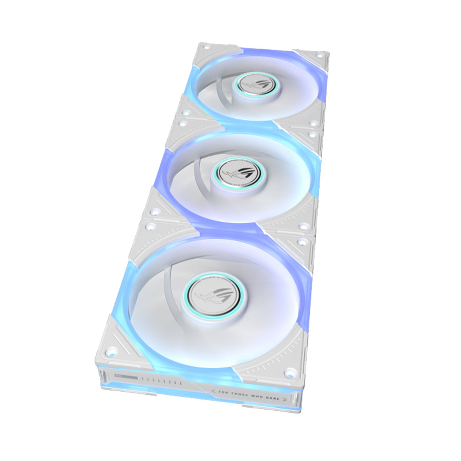 Asus ROG Eurux GR120 ARGB Reverse Fan CPU Cooling Fan (Triple Pack) (Black, White)