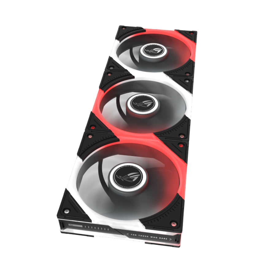 Asus ROG Eurux GR120 ARGB Reverse Fan CPU Cooling Fan (Triple Pack) (Black, White)