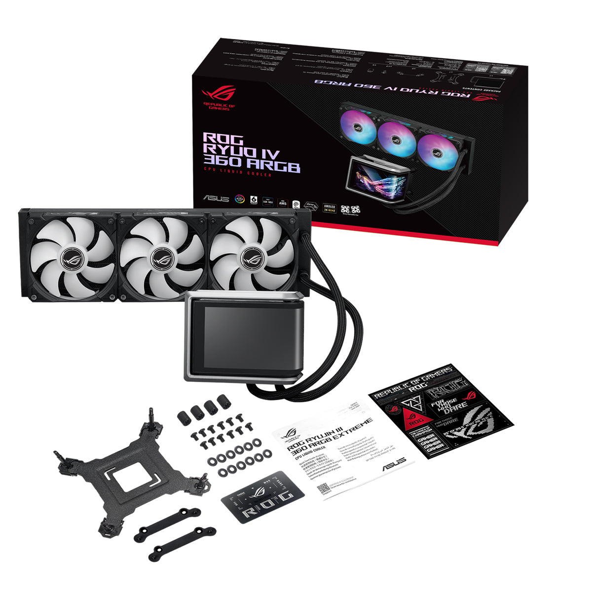 ASUS ROG Ryuo IV 360 ARGB CPU Liquid Cooler