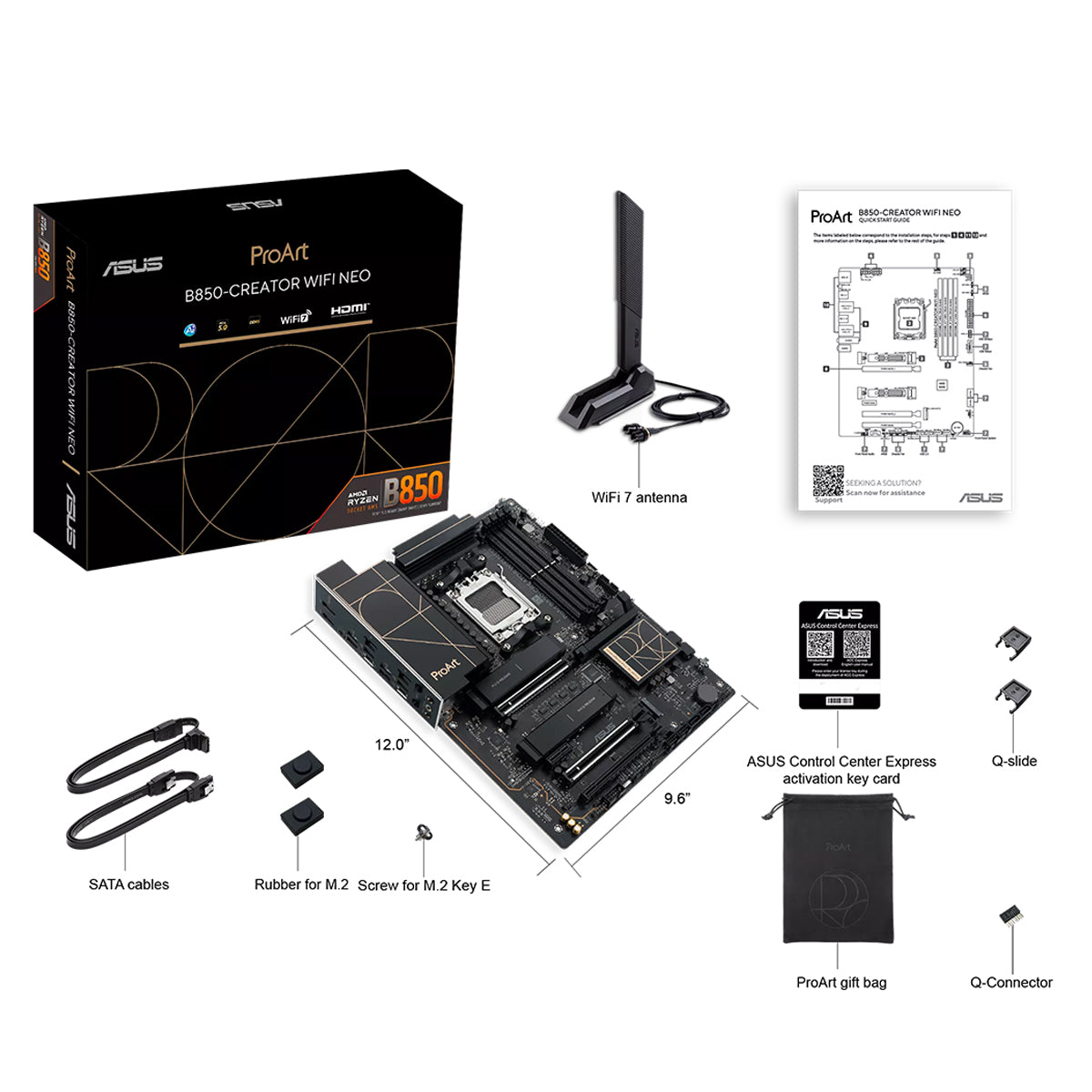 ASUS ProArt B850-Creator WiFi Neo DDR5 AMD Motherboard